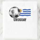 Uruguay Soccer Rectangle Stickers (Tasche)