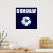 Uruguay Soccer T - Shirt und Geschenke Poster (Küche)