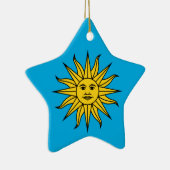 Uruguay Sol de Mayo Keramikornament (Rechts)