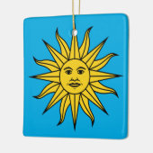 Uruguay Sol de Mayo Keramikornament (Links)