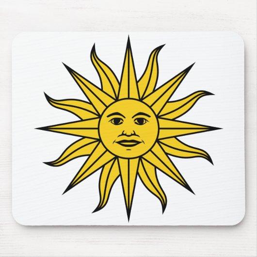 Uruguay Sol de Mayo Mousepad (Vorne)