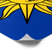 Uruguay "Sol de Mayo" Poster (Ecke)