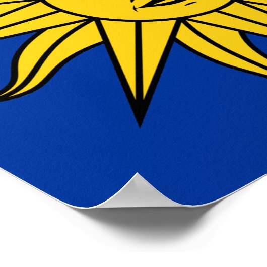 Uruguay "Sol de Mayo" Poster (Ecke)