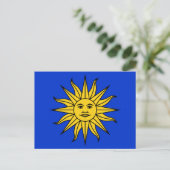 Uruguay Sol de Mayo Postkarte (Stehend Vorderseite)
