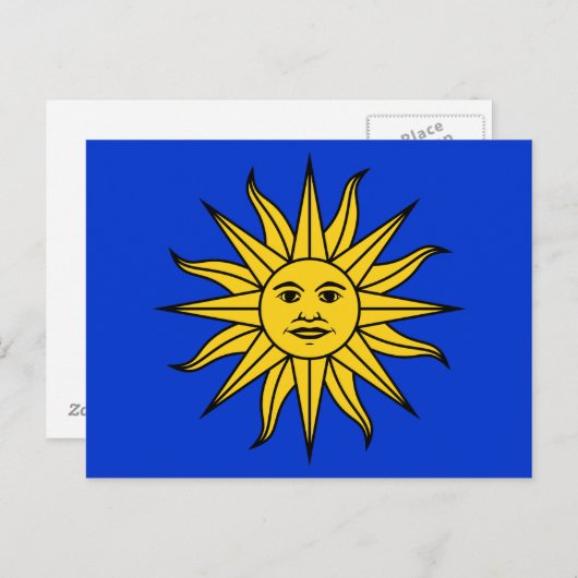 Uruguay Sol de Mayo Postkarte (Vorne/Hinten)