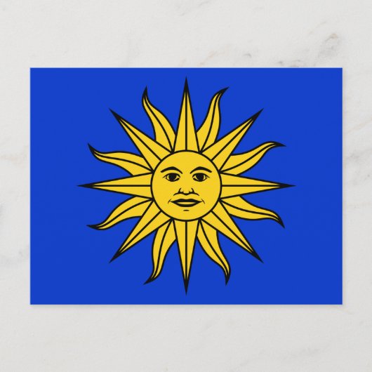 Uruguay Sol de Mayo Postkarte (Vorderseite)