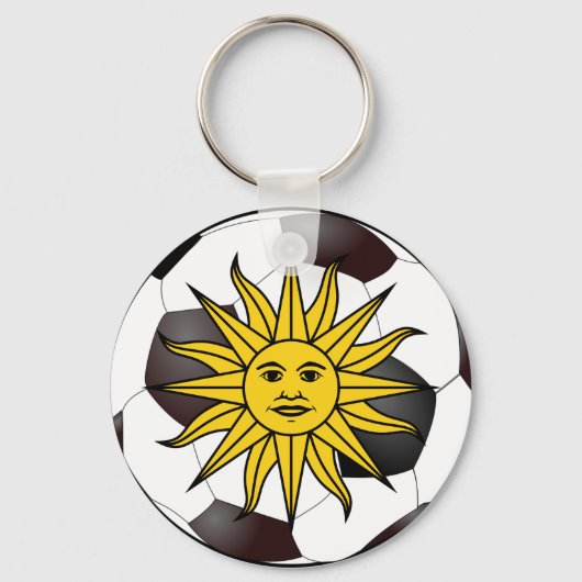 Uruguay "Sol de Mayo" Schlüsselanhänger (Vorderseite)