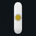 Uruguay Sol de Mayo Skateboard<br><div class="desc">Nationale Symbol von Uruguay,  auch auf seiner Flagge.</div>