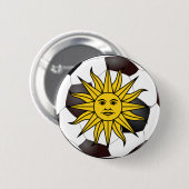 Uruguay "Solenoidde Mayo " Button (Vorne & Hinten)