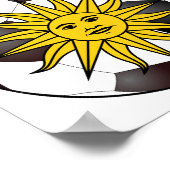 Uruguay "Solenoidde Mayo " Poster (Ecke)