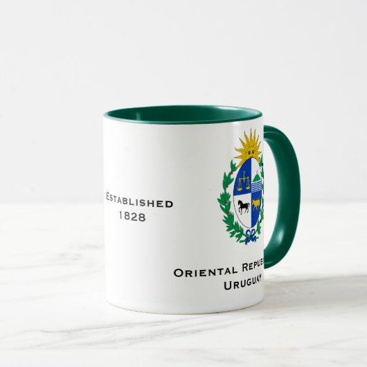 Uruguay-Tasse Tasse (VorderseiteRechts)