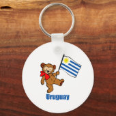 Uruguay Teddy Bear Schlüsselanhänger (Vorderseite)
