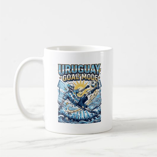Uruguay Tor Modus Skelett Stürmer Nationen Dynamis Kaffeetasse (Links)