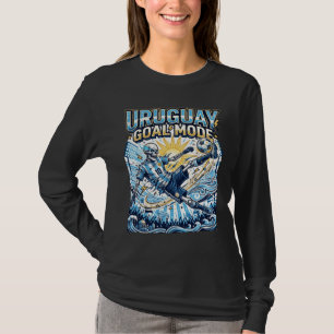 Uruguay Tor Modus Skelett Stürmer Nationen Dynamis T-Shirt