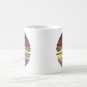 Uruguay Uruguayisch Deutsch Deutschland Baum Kaffeetasse (Mittel)