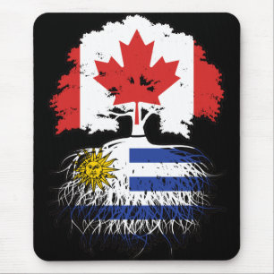 Uruguay Uruguayischer Kanadier Kanada Baum Wurzeln Mousepad