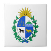 Uruguay-Wappen Fliese (Vorderseite)