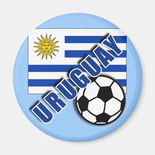 URUGUAY-WeltFußballfan-T-Shirts Magnet