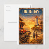 URUGUAY – Zeitloser Charme an der Küste Postkarte (Vorne/Hinten)