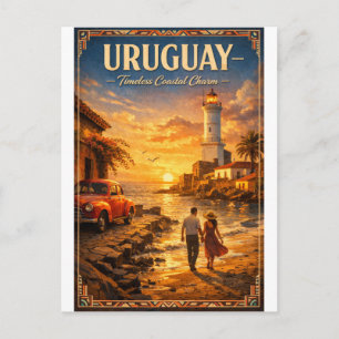 URUGUAY – Zeitloser Charme an der Küste Postkarte