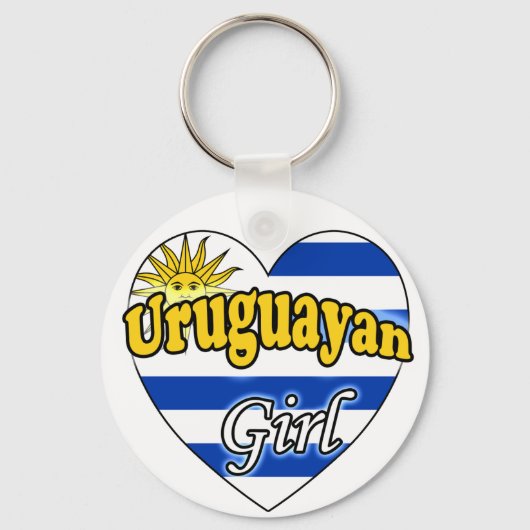 Uruguayan Girl Schlüsselanhänger (Vorderseite)