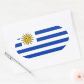 uruguayisch ovaler aufkleber (Umschlag)