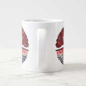 Uruguayisch Schweizer Schweiz Baum Wurzel Jumbo-Tasse (Rückseite)