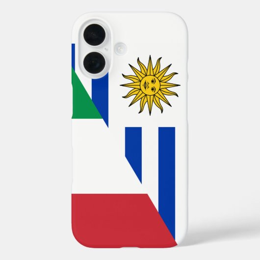 Uruguayische Flagge Case-Mate iPhone Hülle (Rückseite)
