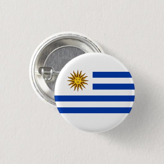 Uruguayische Flagge, Flagge Button (Vorne & Hinten)