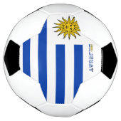 Uruguayische Flagge Fußball (Gedreht)