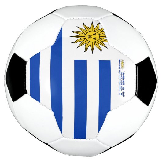 Uruguayische Flagge Fußball (Gedreht)