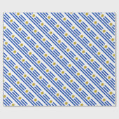 Uruguayische Flagge Geschenkpapier (Flach)