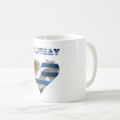 Uruguayische Flagge Kaffeetasse (VorderseiteRechts)