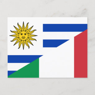 Uruguayische Flagge Postkarte