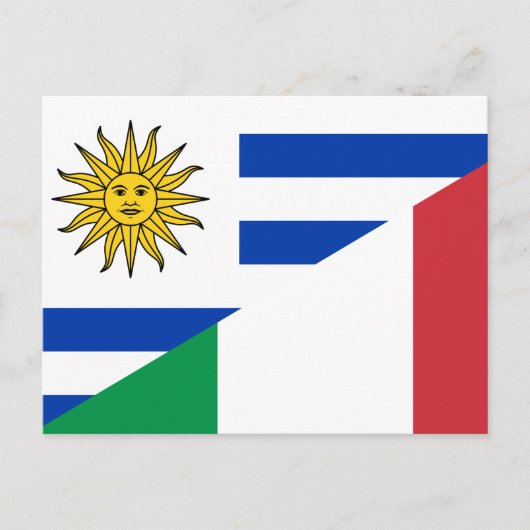 Uruguayische Flagge Postkarte (Vorderseite)