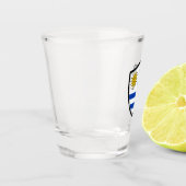 Uruguayische Flagge Schnapsglas (Links)