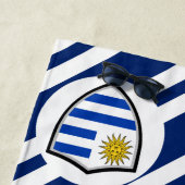 Uruguayische Flagge Strandtuch (Beispiel)