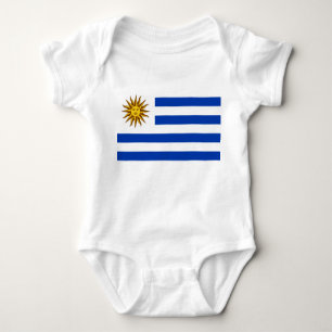 Uruguayische Flagge (Uruguay) Baby Strampler