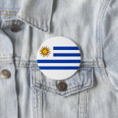 Uruguayische Flagge (Uruguay) Button (Beispiel)