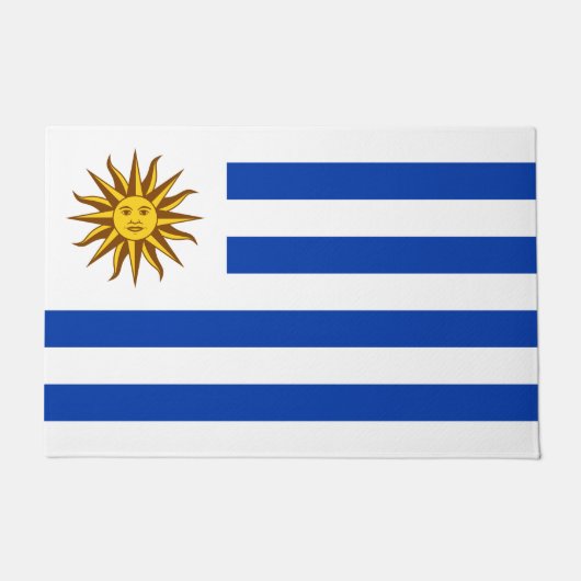 Uruguayische Flagge (Uruguay) Fußmatte (Vorderseite)