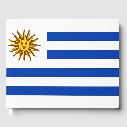 Uruguayische Flagge (Uruguay) Gästebuch (Vorderseite)