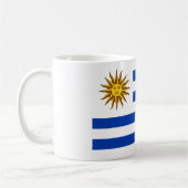 Uruguayische Flagge (Uruguay) Kaffeetasse (Links)
