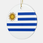 Uruguayische Flagge (Uruguay) Keramik Ornament (Links)