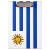 Uruguayische Flagge (Uruguay) Klemmbrett (Vorderseite)