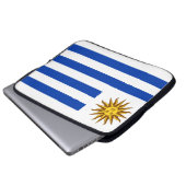 Uruguayische Flagge (Uruguay) Laptopschutzhülle (Vorne Knopf)
