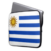 Uruguayische Flagge (Uruguay) Laptopschutzhülle (Vorderseite Links)