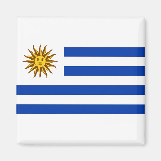 Uruguayische Flagge (Uruguay) Magnet (Vorne)
