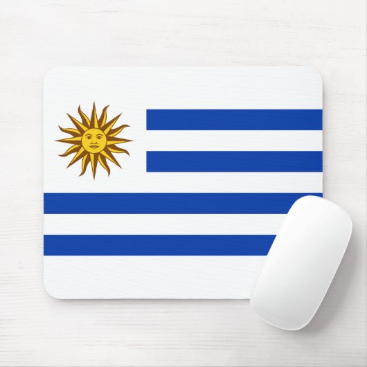 Uruguayische Flagge (Uruguay) Mousepad (Mit Mouse)