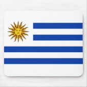 Uruguayische Flagge (Uruguay) Mousepad (Vorne)