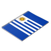 Uruguayische Flagge (Uruguay) Notizblock (Linke Seite)